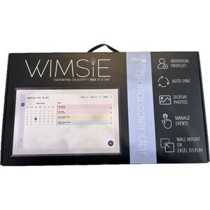 15” Digital Calendar, Chore chart, Wall/Easel Mount Display, Display Photos